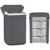 MBOOM Portable Top Load Washer Dryer Cover, Waterproof Full-Automatic, Wheel