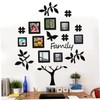 Tofficu 1Set Creative Picture Frame Tree Wall Sticker Stylish Living