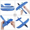 Toyvian 3 Pack Airplane Toys,14.57" Foam Glider Plane,Manual Throwing,Fun Challenging,