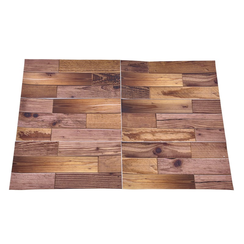 18PCS Wall Stickers Peel and Paste Wood Grain Furniture Refurbishment