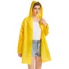 LANSHULAN Women Yellow Raincoat Jacket,Unisex Kids Clear EVA Rain Coat