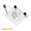 POWERTEC 71412 Cabinet Hardware Drawer Pull Jig Template and Center