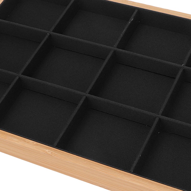 12 Grid Jewelry Tray Soft Elegant Appearance Strong Light Weight