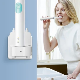 Electric Toothbrush Charger for AquaSonic Electric Toothbrush, Wireless Wall Charger for AquaSonic Black Series/AquaSonic Vibe Series Toothbrush, Save Space/Waterproof/Portable (White)