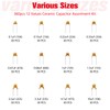 YIXISI 360 Pieces 12 Values 0.1uF-10uF 50V Ceramic Capacitor Assortment