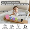 ARIOSOX 2 PCS Face Scrubber, Soft Silicone Face Exfoliator with