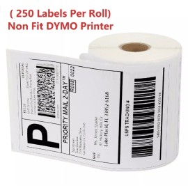 BLVD 20 Rolls label 4x6 Direct Thermal Shipping 5000 labels Zebra Eltron ZP450 2844
