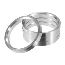 X AUTOHAUX Set of 4 OD 75mm to ID 63.4mm Aluminum Alloy Car Hub Centric Ring Wheel Borealis Spacer
