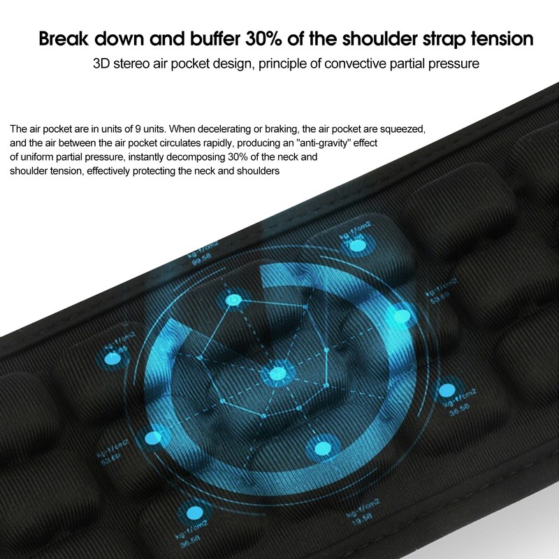 Car Seat Belt Shoulder Pad Relieve Pressure Elastic Seatbelt Backpack
