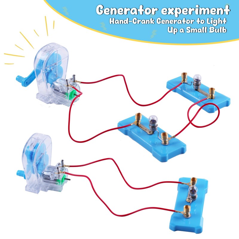Electronic Circuit Set for Children - Educational Toy with Motor,