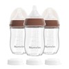 Numvim Natural Glass Baby Bottles Gentle & Extra Slow Flow,