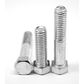 M14 x 2.00 x 80 MM (PT) Coarse Thread DIN 931 Class 10.9 Hex Cap Screw (Bolt) Alloy Steel Zinc Plated Pk 50