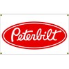 Peterbilt Red Garage Banner Man Cave Banner Diesel Hot Rod
