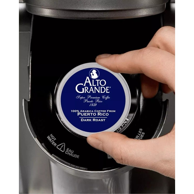Alto Grande Ground Dark Roast Arabica Coffee Single-Serve For Keurig