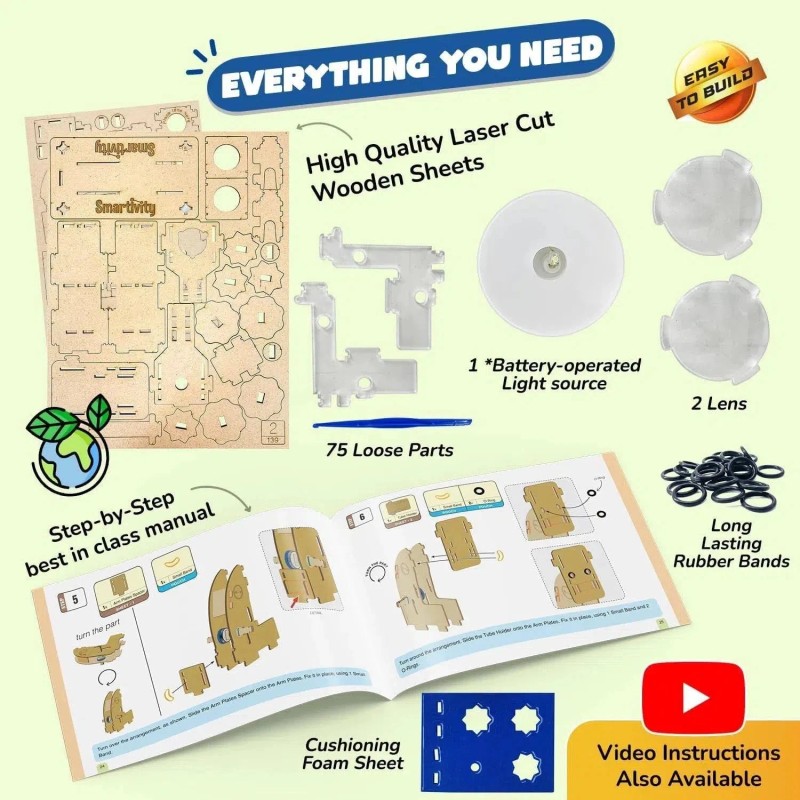 Smartivity Microscope - STEM Toy Building Set - Smartivity