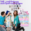 TE-Trend Rainbow Motif Shelf Storage Box Children's Room Folding Box