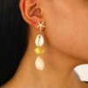 Starfish Shell Dop Earrings for Women (A)