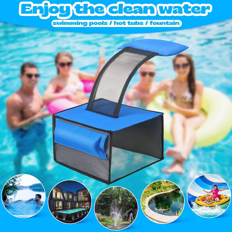 2 IN 1 Pool Leaf Catcher with Animal Saving Escape