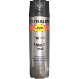 Rust-Oleum High Performance V2100 Rust Preventive Enamel Aerosol, Black 20 oz. Can - Lot of 6