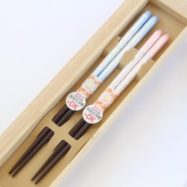 Wakasa Lacquer Dishwasher-Safe, Reika Chopsticks for Couples, Celebrations, Wedding Gifts, Paulownia Box, Gift Set