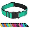 Collar reflectante para perro y gato, ajustable de neopreno suave