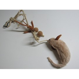 Karlie Sisal Cat Toy Mouse Beige / Brown 64 cm