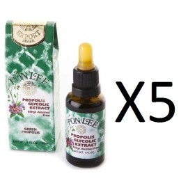 Pon Lee 5 Brazilian Green Propolis Glycolic Extract Pon Lee - No Alcohol