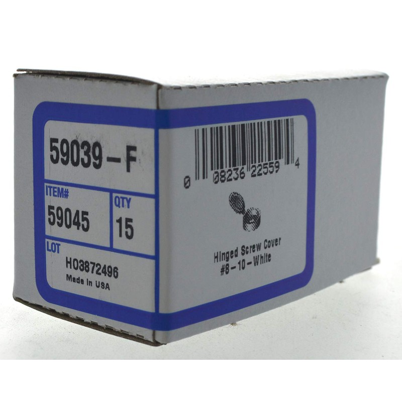 The Hillman Group 59045 Hinge Screw Cover Number 8/Number 10,