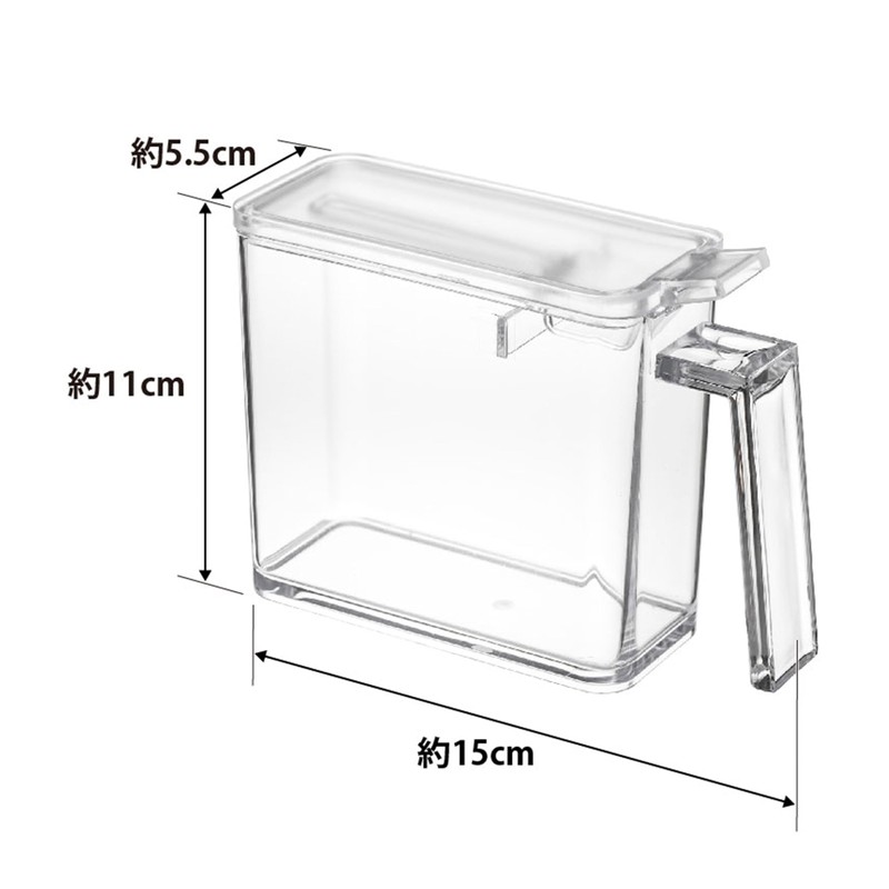 Yamazaki Jitsugyo (Yamazaki) Seasoning Stocker Tower S White 2867