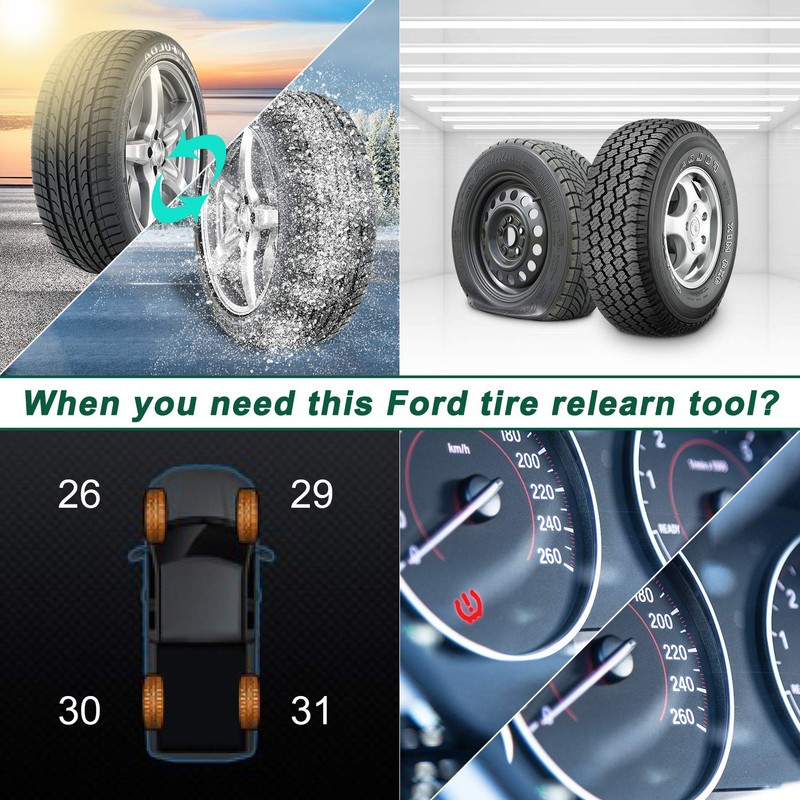 JDIAG TPMS Reset Tool, TPMS19 Tire Pressure Monitoring System Relearn