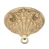 B&P Lamp® Victorian Style, Brass Ceiling Light Canopy Plate, 5