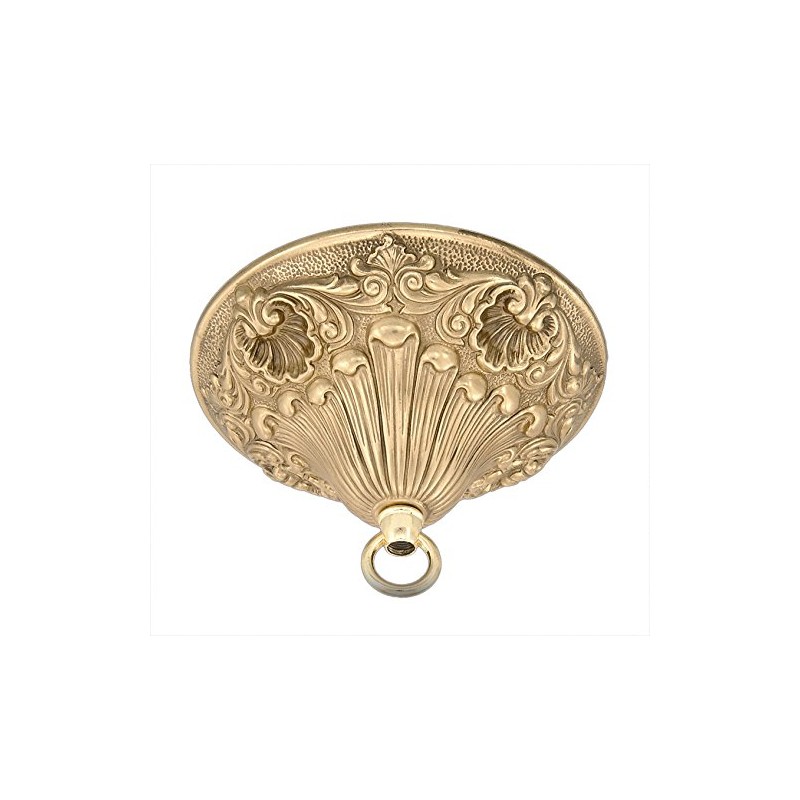 B&P Lamp® Victorian Style, Brass Ceiling Light Canopy Plate, 5