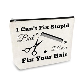 Hairdresser Bags Cosmetology Graduation Gift for Women Barber Carrying Bag Hairdresser Gift for Women Men Hair Stylist Gifts Hair Dresser Small Travel Makeup Cosmetic Bag