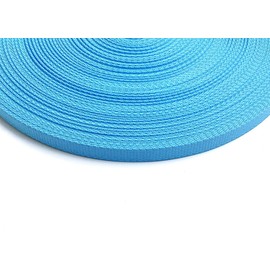 13mm Polypropylene Webbing Heavy Duty Strap For Backpacks Belts Handles Bags Straps Dog Leads (5 Metres, Sky Blue)