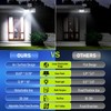 Solar Flood Lights Outdoor, 30000mAh Solar Powered Outside Light Dusk