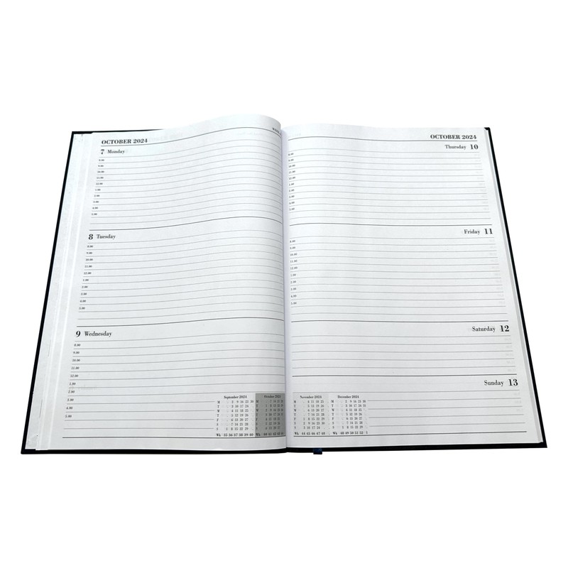 2024-2025 Diary Academic Year A5 Week to View Hardback Casebound