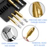 JONMON Screw Extractor - 5Pcs Damaged Screw Remover Kit Set,