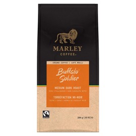 Marley Coffee Buffalo Soldier Ground Coffee, Medium-Dark Roast, 10 Ounces