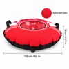 43 Inch Heavy Duty Inflatable Snow Tube, Rose Red Winter