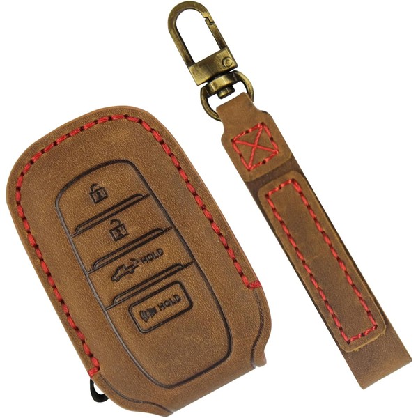 LOCOY Key Fob Cover for Toyota Tundra Accessories 2022 2023