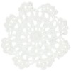 kilofly Small Handmade Crochet Round Cotton Lace Table Placemats Doilies