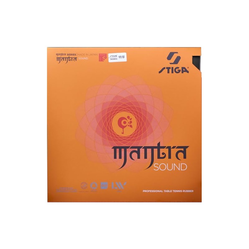 STIGA 1712170121 Table Tennis Rubber, Tension Type, Soft Mantra Sound,