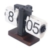 Digital Flip Dоwn Clock Retro Wooden Mechanical Flip Clock Desktop