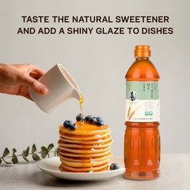 KANG BONG SEOK, Master Organic Rice Jocheong I Korea Food Master I Sugar Free Sweetener I Rice Syrup I Grain Syrup I Barley Malt Syrup I Cooking Sauce Seasoning I Pancake Syrup I 42 Oz.