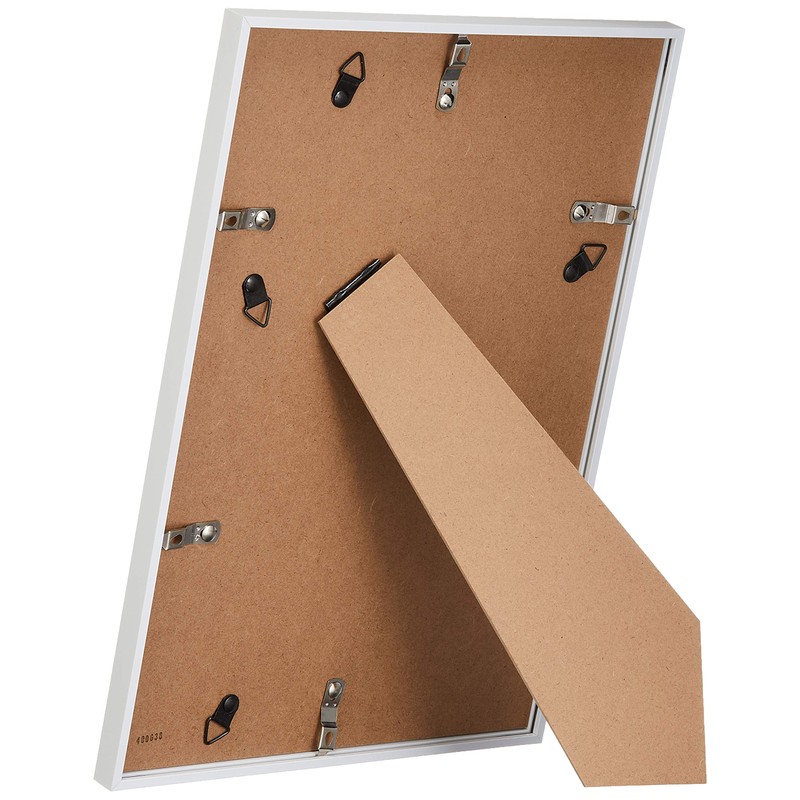 ナカバヤシ(Nakabayashi)樹脂製（PVC）フォトフレーム A4判/B5判 ホワイト ﾌ-TPS-401-W