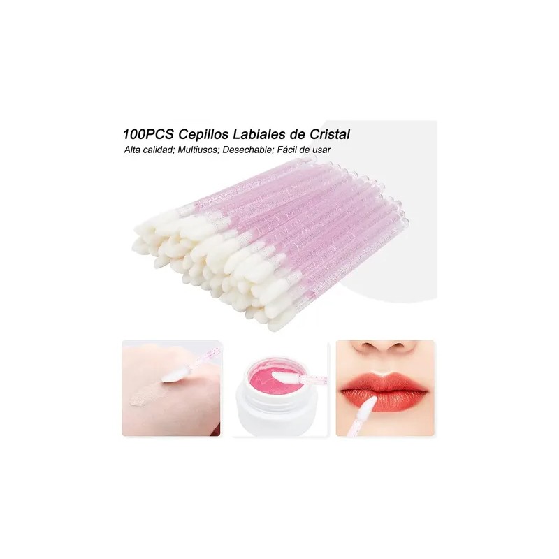 Banna Kit Belleza Profesional: 200 Microbrush, 100 Cepillos Pestañas, 100