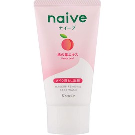 Naive Makeup Cleansing Foam, Peach Leaf Mini 1.6 oz (45 g)