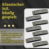 Eastrock Harmonica Set with 7 Buttons 10 Hole Key C