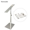 VIDAYA Silver Display Stand, Stainless Steel Shoe Risers Countertop Adjustable