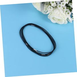 Operitacx 6 Pcs Elastic Rubber Bands Connecting Ropes for Standard Black Spare Ropes with Metal Buckle Notebook Accessories for DIY and Hand Account Notebooks